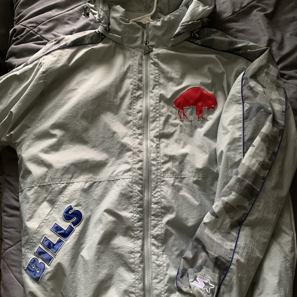 Buffalo Bills Starter Jacket Grey/Camo